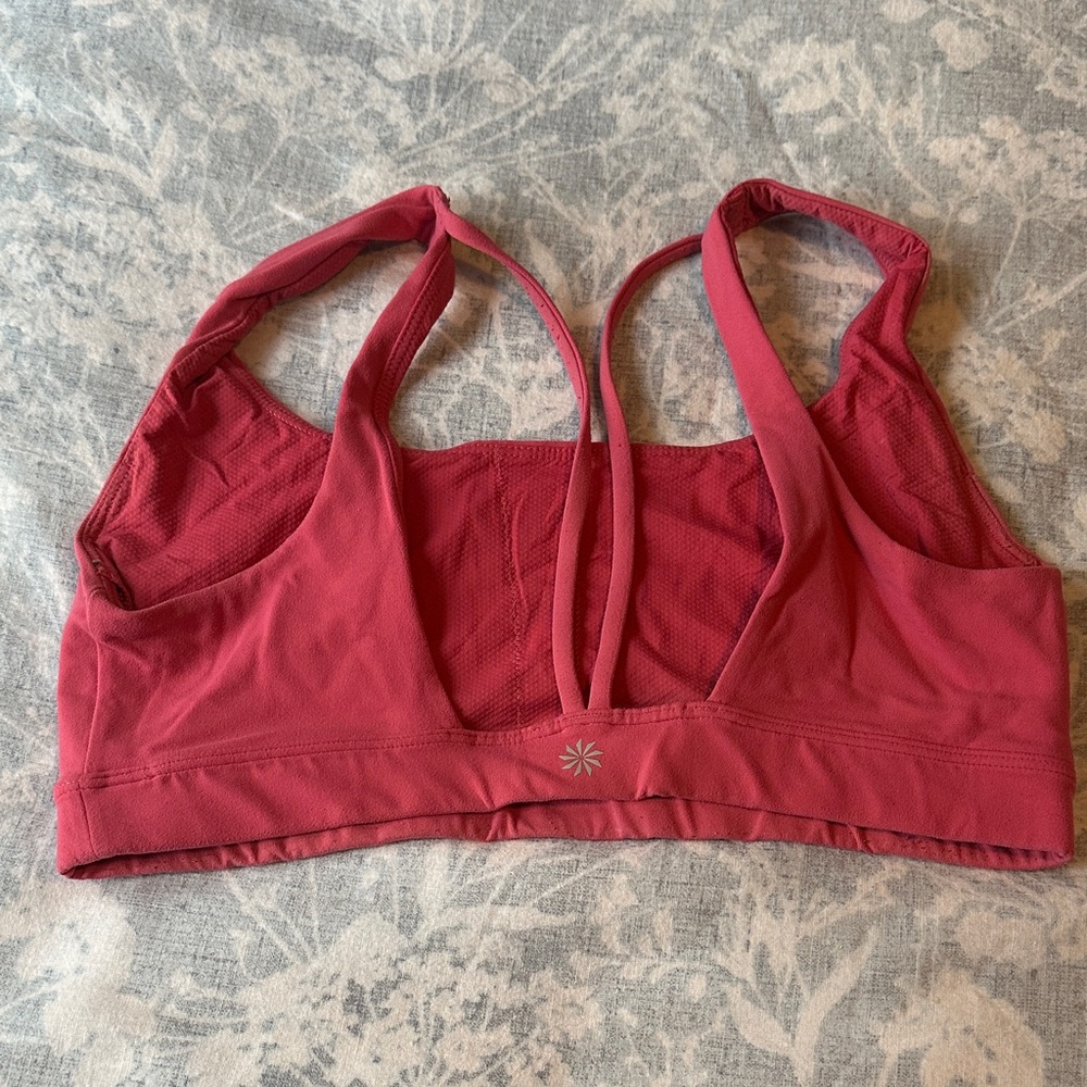 Athleta Raspberry Sports Bra